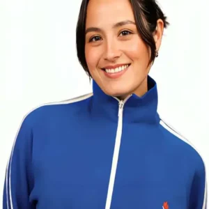 Shop Chase Sui Wonders Movie I Want Your Sex 2026 Apple Blue Track Jacket