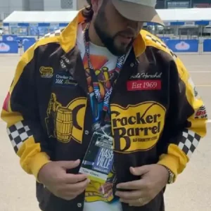 Shop Cracker Barrel 400 Nashville Superspeedway Tyler Filmore Race Week 2026 Brown Racing Jacket