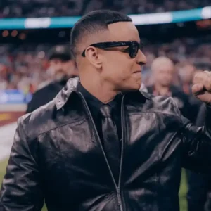 Shop Daddy Yankee Halftime Show Leather Jacket For Men and Women