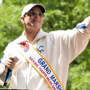 Shop Daddy Yankee Puerto Rican Day Parade 2026 White Jacket