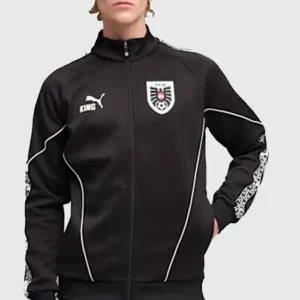 Shop FIFA 2026 World Cup Puma Austria KING Anthem Black Track Jacket