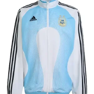 Shop FIFA World Cup 2026 Adidas Argentina Home White And Blue Track Jacket