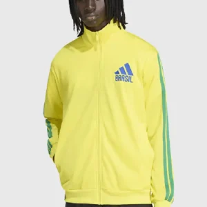 Shop FIFA World Cup 2026 Brazil Yellow Track Jacket For Men and Women