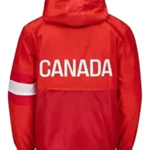 Shop FIFA World Cup 2026 Canada Red Windbreaker Hooded Jacket