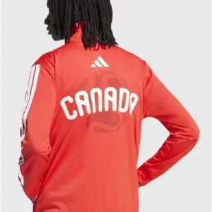 Shop FIFA World Cup 2026 Canada Red Zip-Up Track Jacket