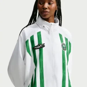 Shop FIFA World Cup 2026 Nigeria Nike x Slawn White Zip-Up Track Jacket