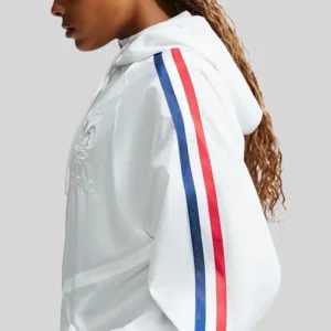 Shop FIFA World Cup 2026 Nike x Jacquemus France White Hooded Anthem Jacket