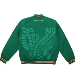 Shop FIFA World Cup 2026 Road To Victory Mexico Green Bomber Varsity Jacket