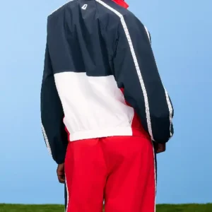 Shop FIFA World Cup 2026 Team USA Oversized Blue and Red Track Jacket For Women