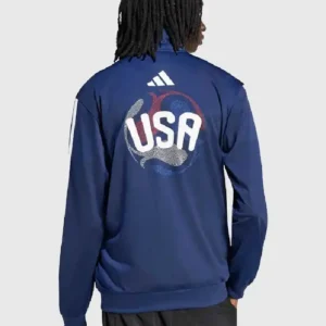 Shop FIFA World Cup 2026 USA Navy Blue Track Jacket Men and Women