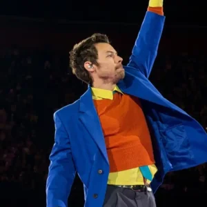 Shop Harry Style Together, Together Tour Concert 2026 Blue Blazer