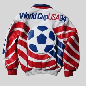 Shop Jeff Hamilton USA 94 World Cup 2026 Leather Jacket