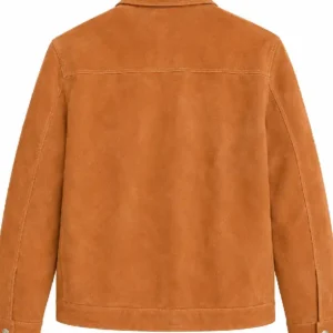 Shop Jensen Ackles The Boys S05 Finale Premiere Brown Suede Leather Jacket For Men