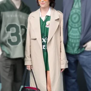 Shop Karla Souza FIFA World Cup 2026 Festivities Beige Trench Coat