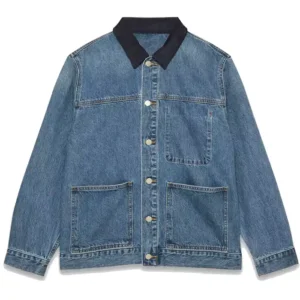 Shop Lexie Hull Indiana Fever v Connecticut Sun Blue Denim Jacket For Women