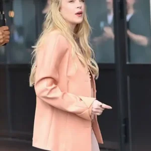 Shop Lindsay Lohan Count My Lies 2026 Peach Jacket