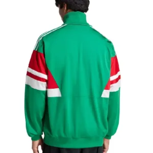 Shop Mexico National Team Adidas 1986 Bring Back Green Zip-Up Jacket