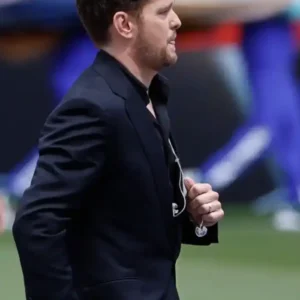 Shop Michael Bublé FIFA World Cup 2026 Black Blazer For Men and Women