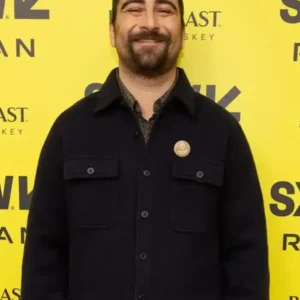 Shop Noah Kahan SXSW Conference Festival 2026 Black Wool Jacket For Men and Women