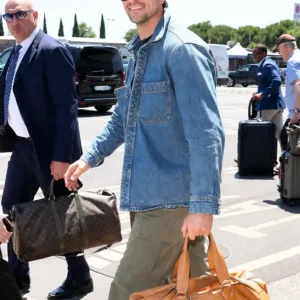 Shop Paul Anthony Kelly Florance Airport 2026 Blue Denim Jacket