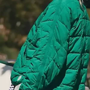 Shop Pippa Packable Dark Green Puffer Zip-Up Jacket For Men and Women