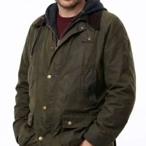Shop Rafe Spall TV Series Trying S03 Jason Ross Green Jacket For Men and Women