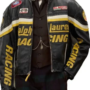 Shop Ralph Lauren 2026 Tom Holland Black Leather Jacket