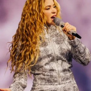 Shop Shakira Las Mujeres Ya No Lloran World Tour 2026 Cropped Bomber Jacket For Men and Women