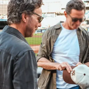 Shop Shawn Levy NY Yankees Game Black Leather Jacket