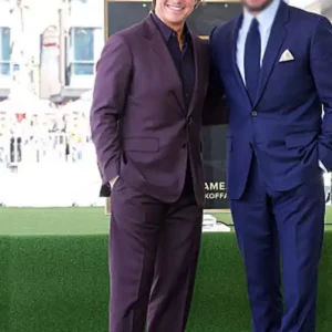 Shop Tom Cruise Star Hollywood Walk Of Fame 2026 Burgundy Suit