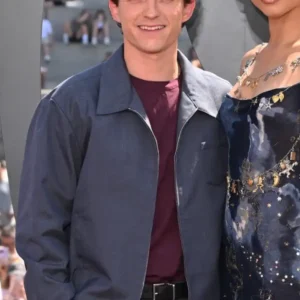 Shop Tom Holland Spider-Man Brand New Day Fan Event London 2026 Grey Jacket For Men and Women