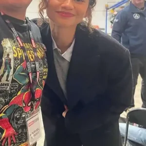 Shop Zendaya Spider-Man Brand New Day 2026 MJ Black Trench Coat