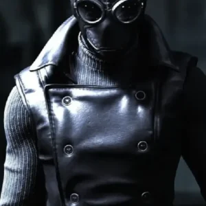 Spiderman Noir Double Breasted Black Vest