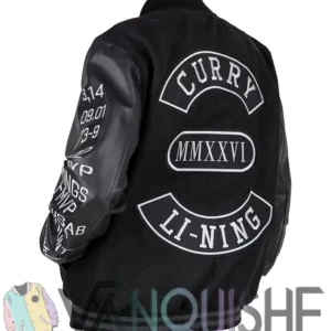 Stephen Curry MMXXVI Black Li-Ning Varsity Jacket for Men and Women