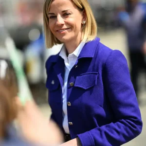 Susie Wolff F1 Academy Round 2 Susie Wolff Purple Jacket For Women