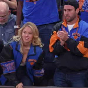 Sydney Sweeney Basketball 2026 Finals Game 4 Knicks Leather Jacket For Men and Women