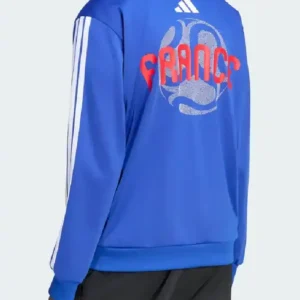 The Adidas 2026 FIFA World Cup France Blue Track Jacket For Men and Women