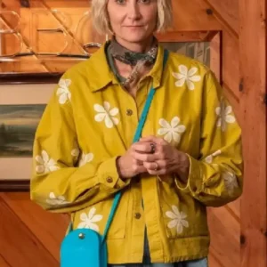 The Four Seasons Kerri Kenney Yellow Daisy Print Jacket