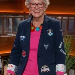 The Kelly Clarkson Show Dame Prue Leith Embroidered Blazer