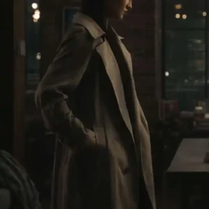 The Social Reckoning 2026 Anna Lambe Beige Coat