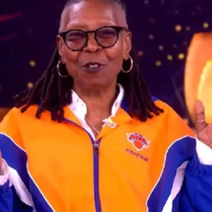 The View Whoopi Goldberg New York Knicks Colorblock Jacket