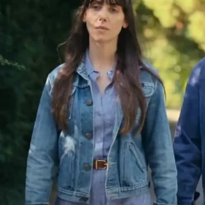 Together Alison Brie Blue Denim Jacket