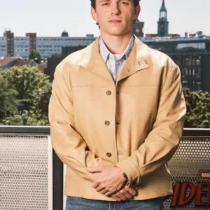 Tom Holland Berlin 2026 Leather Jacket