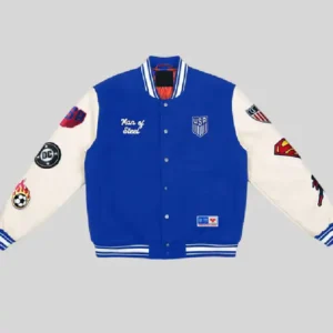 US Soccer DC Superman Varsity Jacket