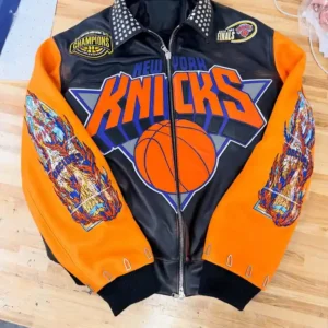 Who Decides War x New York Knicks Leather Jacket 2026