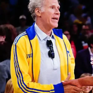 Will Ferrell Las Vegas Aces Vs Los Angeles Sparks 2026 Yellow Track Jacket