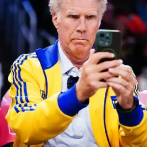 Will Ferrell Las Vegas Aces Vs Los Angeles Sparks 2026 Yellow Track Jacket For Men and Women