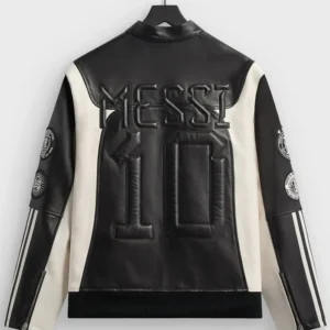 kith messi leather biker jacket