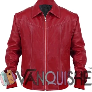 off campus red jacket