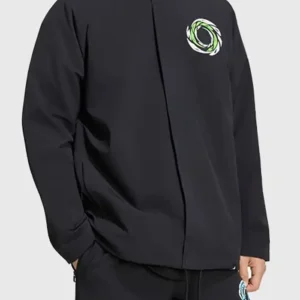 Adidas 2026 Ryoko Rain Full-Zip Black Track Jacket